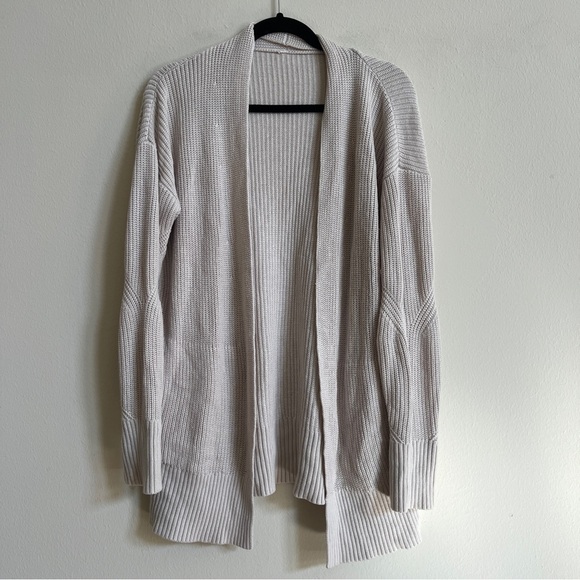 LULULEMON Cashlu Sweater Wrap White Opal XS/S - Picture 2 of 3